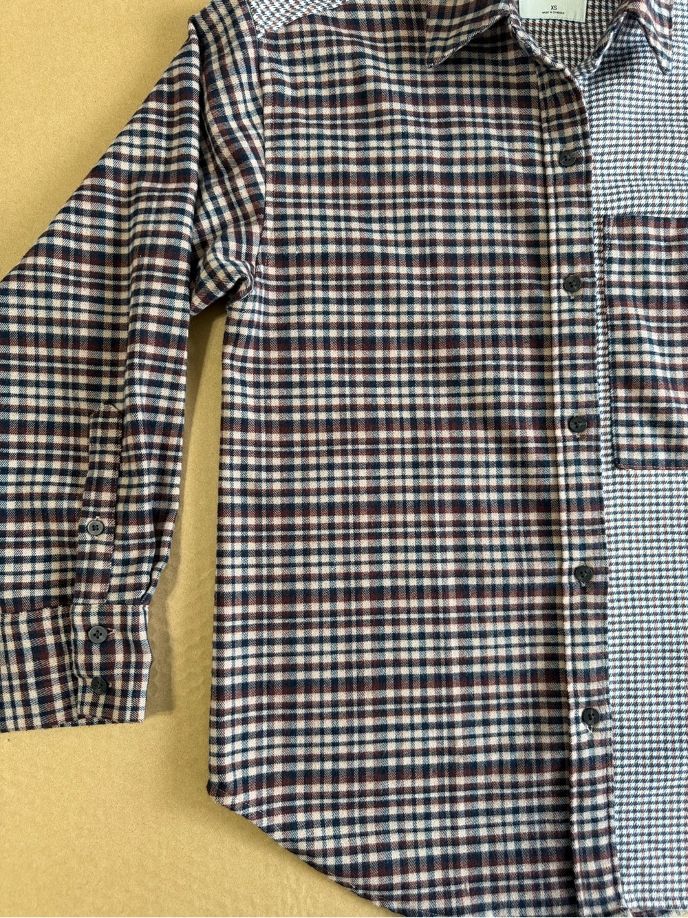 Abercrombie & Fitch Button-Up Shirt long sleeve Women’s XS Oversized Plaid - Picture 7 of 12